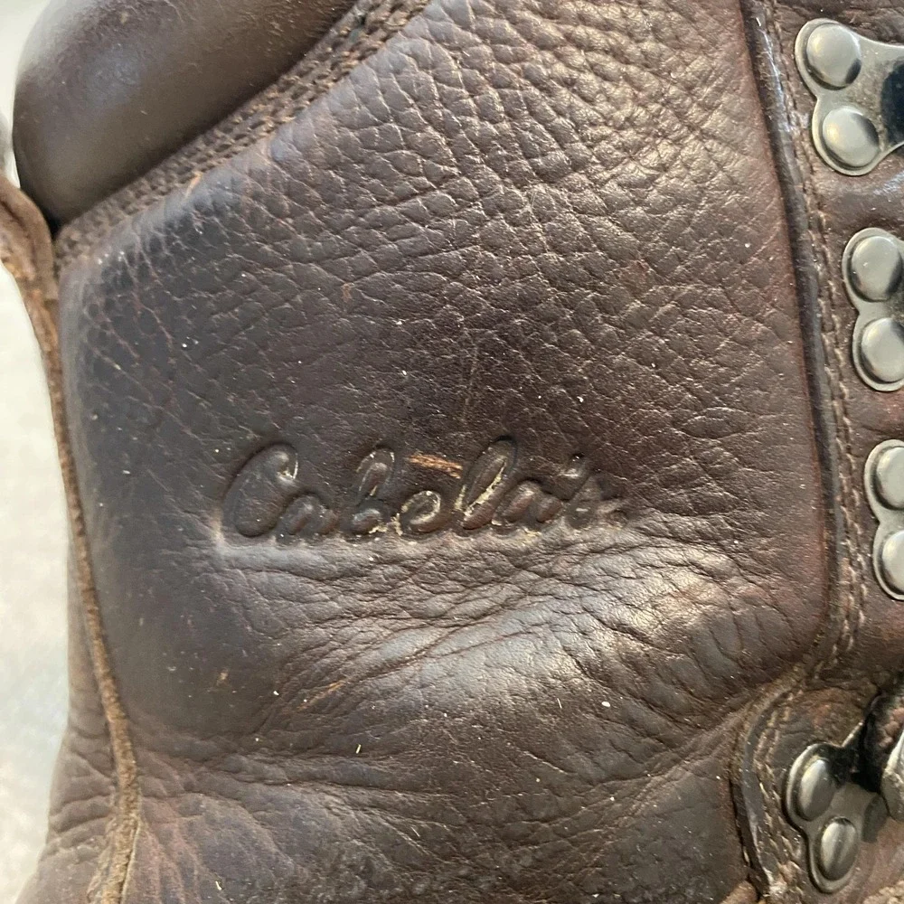 Cabela's Snow Boots Mens Size 11.5D Brown‎ Leather Gore-Tex Thinsulate Hunting